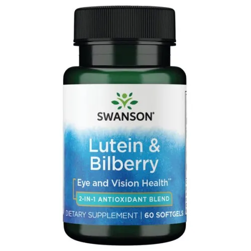Swanson Lutein & Blåbær, 60 kapsler