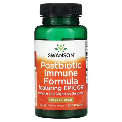 Swanson Postbiotic Immun Formel med EPICOR, 60 kapsler