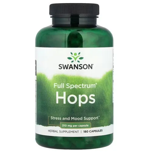 Swanson Full Spectrum Humle, 310 mg, 180 kapsler