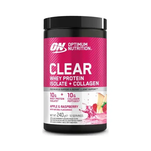 Optimum Nutrition Clear Whey Protein Isolat + Kollagen, 240 gram