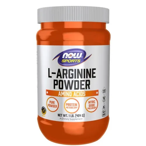 Now Foods L-Arginin pulver, 454 gram