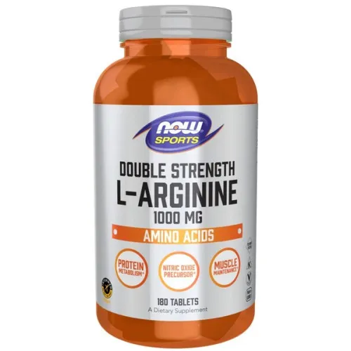 Now Foods L-Arginin 1000 mg, 180 tabletter