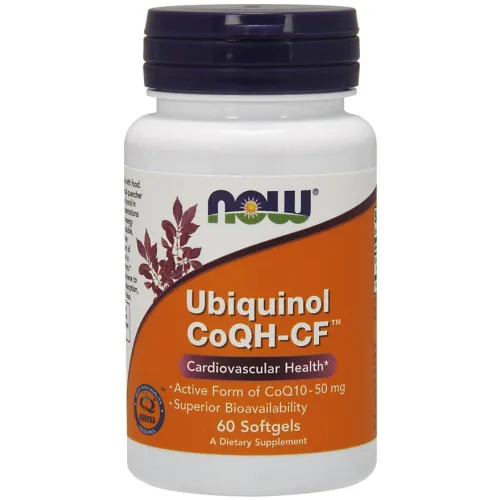 Now Foods Ubiquinol CoQH-CF, 60 kapsler