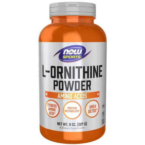 Now Foods L-Ornithin pulver, 227 gram