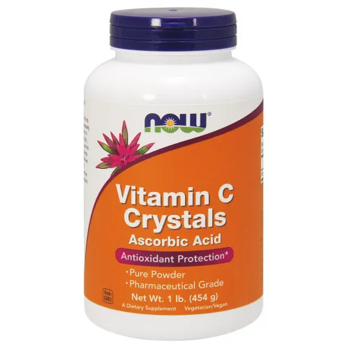 Now Foods Vitamin C Krystaller, 454 gram