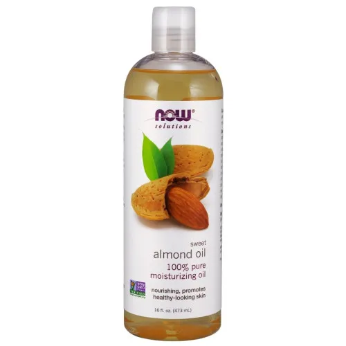 Now Foods Mandelolie, ren, 473 ml