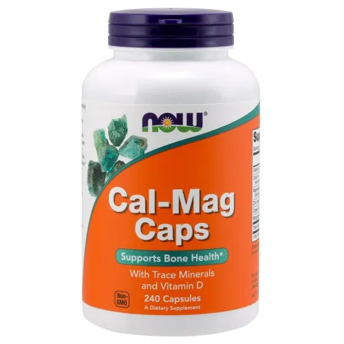 Now Foods Calcium-Magnesium kapsler, 240 kapsler