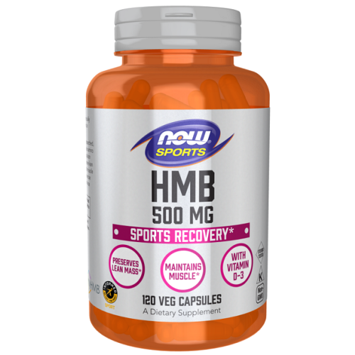 Now Foods HMB, 500 mg, 120 kapsler