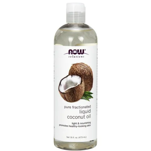 Now Foods Kokosolie, Flydende Ren Fraktioneret, 473 ml