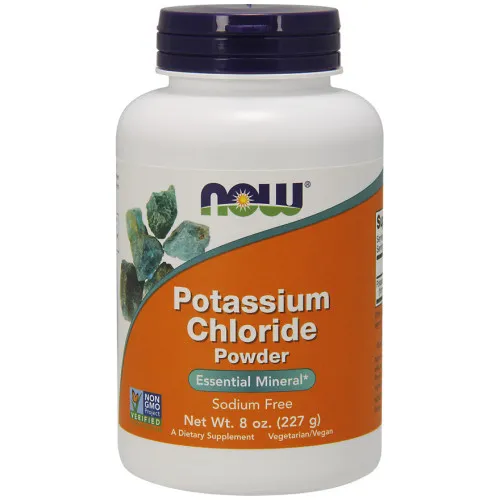 Now Foods Kaliumklorid pulver, 227 gram