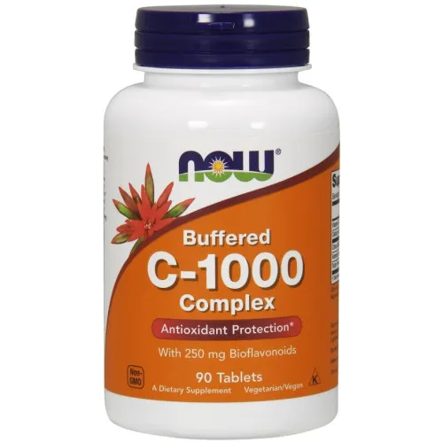 Now Foods Vitamin C-1000 Complex med 250 mg Bioflavonoids, 90 tabletter