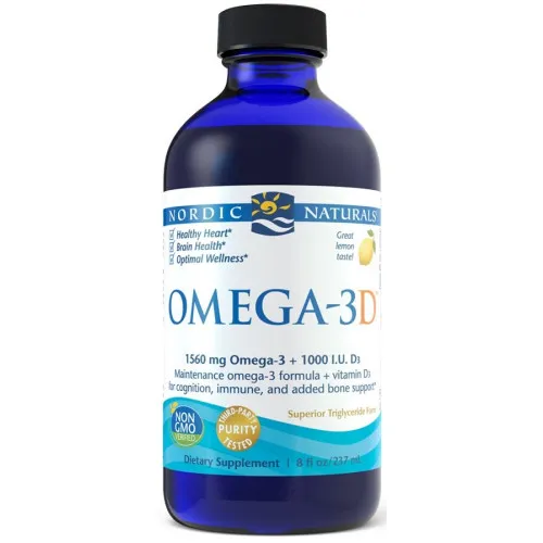 Nordic Naturals Omega-3D, 1560 mg, 237 ml