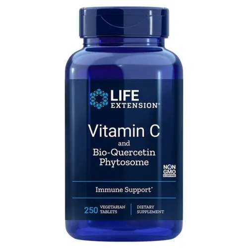 Life Extension Vitamin C og Quercetin Phytosome, 250 vegetariske tabletter