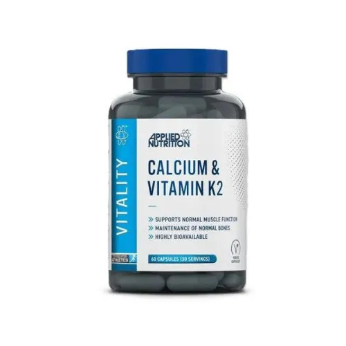 Applied Nutrition Calcium & Vitamin K2, 60 kapsler