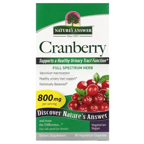 Nature's Answer Tranebær, 800 mg, 90 kapsler