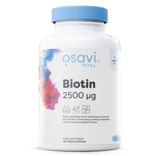 Osavi Biotin, 2500 mcg, 180 kapsler