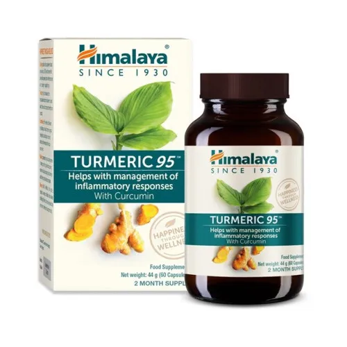 Himalaya Gurkemeje 95 med Curcumin, 60 kapsler