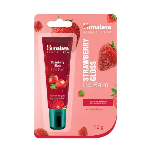 Himalaya Jordbær Gloss Læbepomade, 10 gram