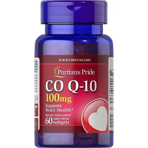 Puritans Pride CoQ10, 100 mg, 60 kapsler