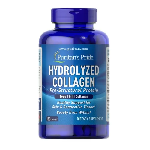 Puritans Pride Hydrolyseret Kollagen, 180 tabletter