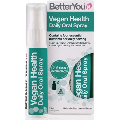 BetterYou Vegansk Sundhed Oral Spray, 25 ml