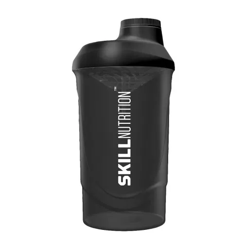 Skill Nutrition Shaker, Røget Sort, 600 ml