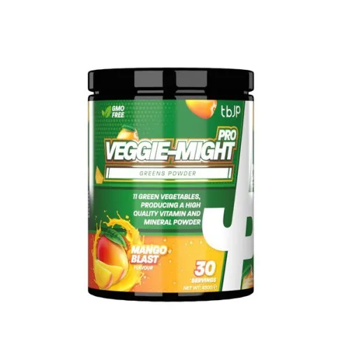 Trained by JP Veggie-Might Pro, Mango Blast, 450 gram
