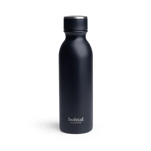 Smartshake Bohtal Isoleret Flaske, Sort, 600 ml
