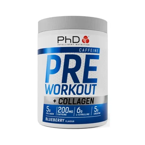 PhD Pre-Workout + Kollagen, 20 portioner