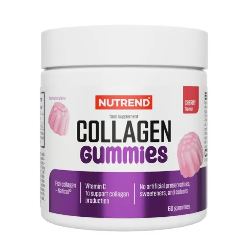 Nutrend Kollagen Gummies, Kirsebær, 60 gummies