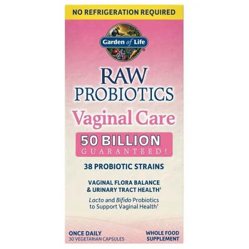 Garden of Life Raw Probiotics Vaginal Pleje, 30 kapsler