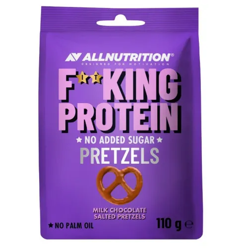 Allnutrition Fitking Protein Saltkringler, Milk Chocolate Salted, 110 gram