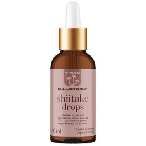 Allnutrition Svampe Shiitake dråber, 300 mg, 30 ml