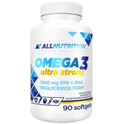 Allnutrition Omega 3 Ultra Stærk, 90 kapsler