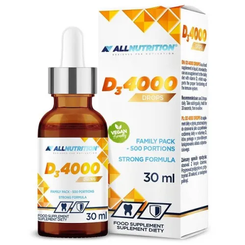 Allnutrition Vitamin D3 4000 Dråber, 30 ml