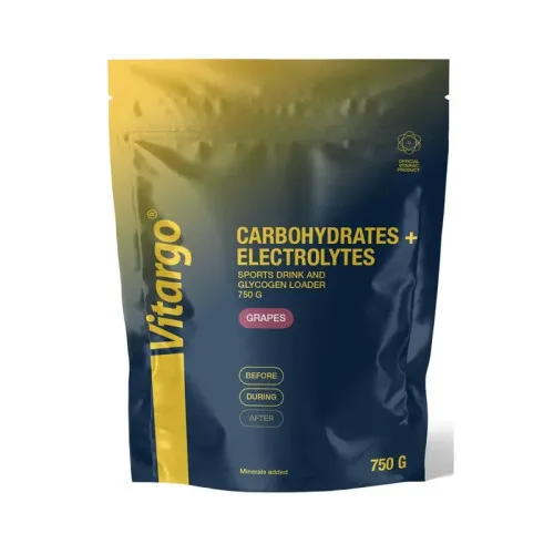 Vitargo Kulhydrater + Elektrolytter, Grape, 750 gram