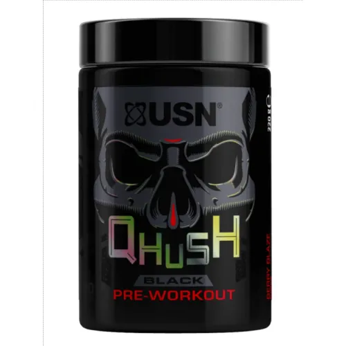 QHUSH Platinum Black Pre-Workout (525 g)