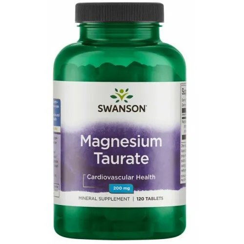 SWANSON HEALTH MAGNESIUM TAURATE 200 mg 120 stk 