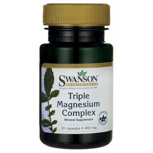SWANSON HEALTH TRIPLE MAGNESIUM COMPLEX 400 mg 30 stk 