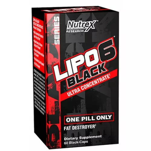 NUTREX LIPO-6 BLACK ULTRA CONCENTRATE 60 stk 