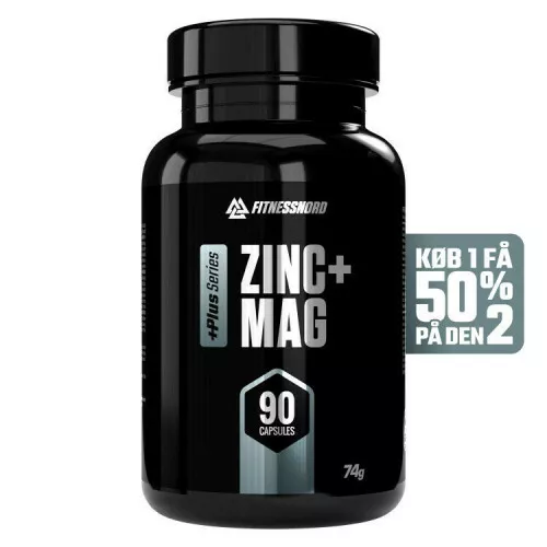 Zink, magnesium og B6-vitamin (90 kapsler)