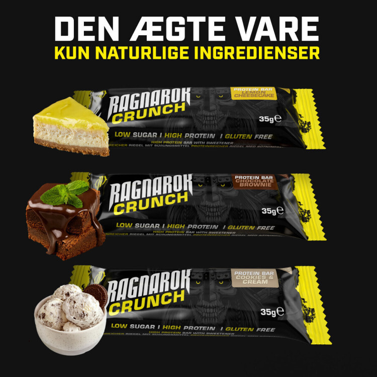 Ragnarok barer med 35% protein (12 x 35g)