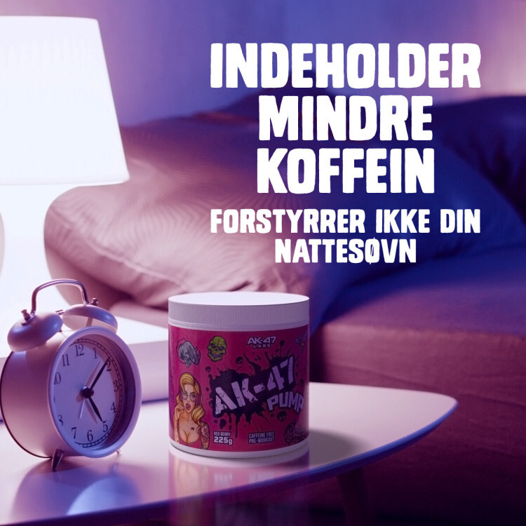 Pump koffeinfri pre-workout (30 portioner)