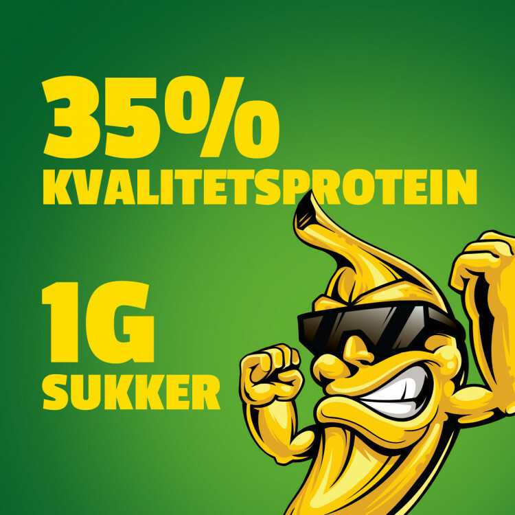 Proteinbar med chokolade/banan smag (35 g)