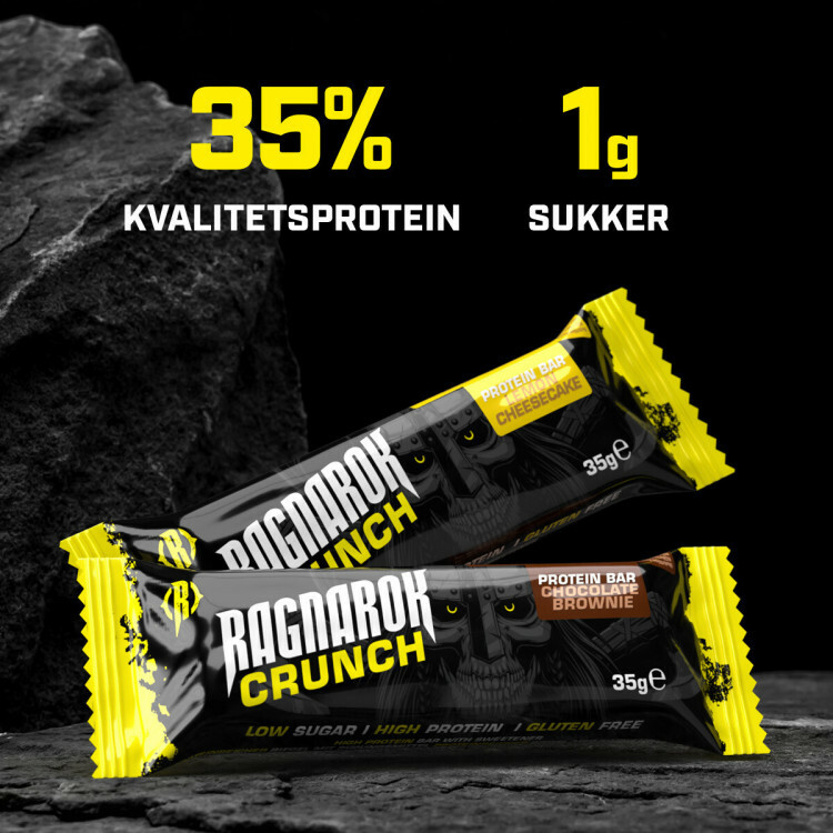 Ragnarok bar med 33% protein (35 g)