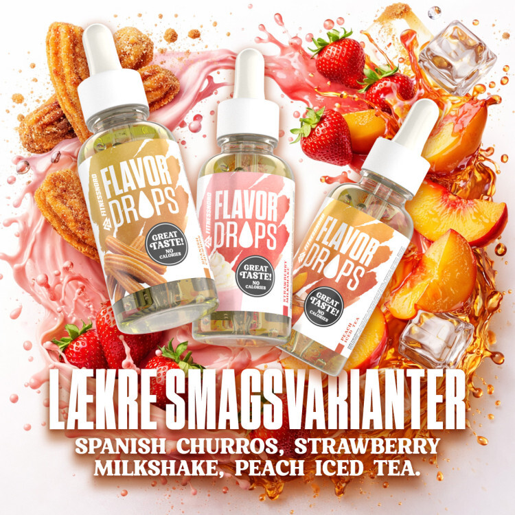 Fitnessnord Smagsdråber (50 ml) - Strawberry Milkshake
