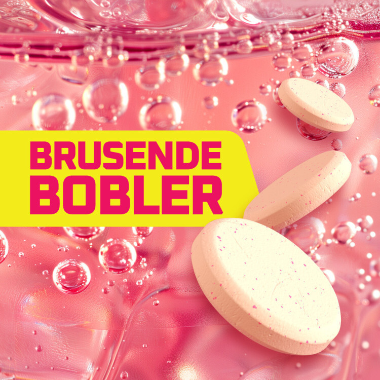 Elektrolytter med hindbærsmag (10 brusetabletter)