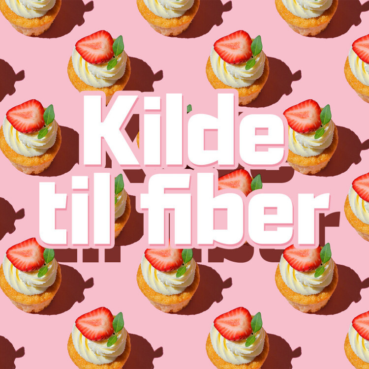 Fitnessnord Jordbær Cupcake proteinbar (24 x 55 g)