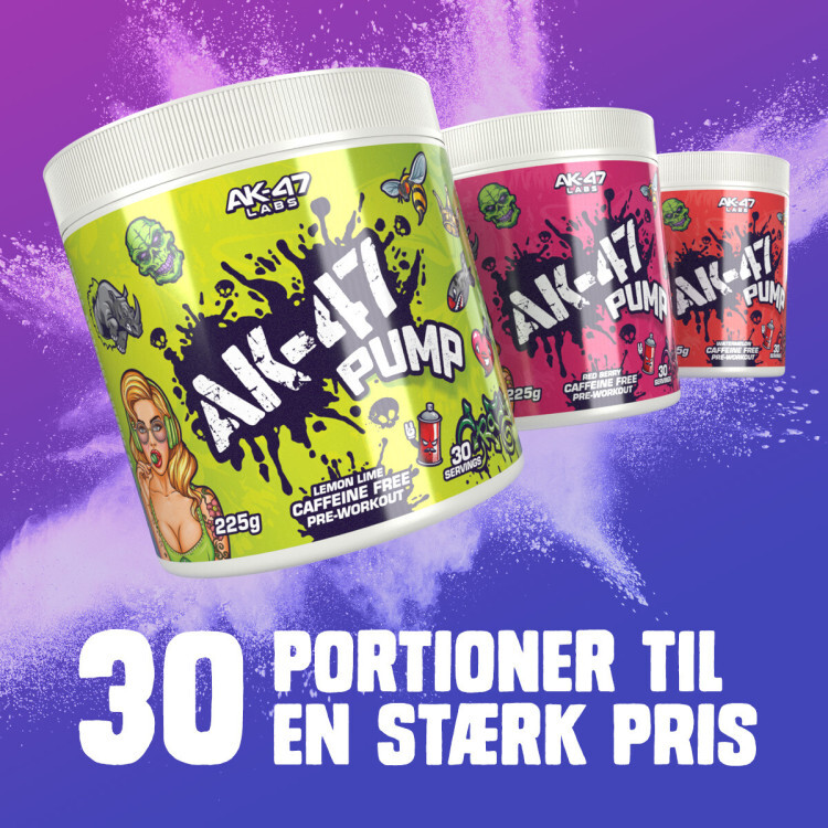 Pump koffeinfri pre-workout (30 portioner)