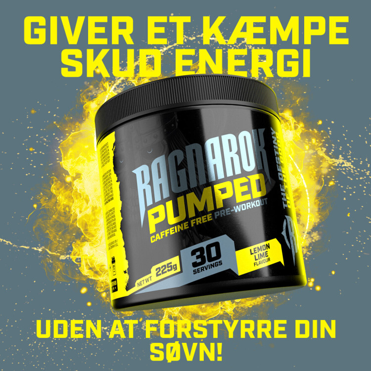 Pumped koffeinfri pre-workout (30 portioner)